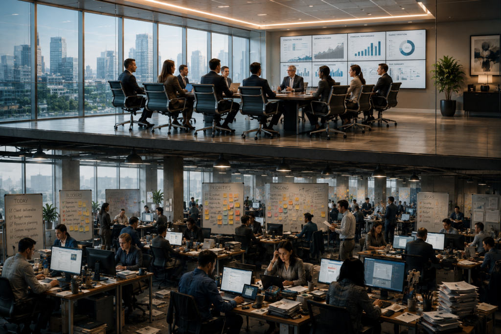 One company two realities – the gap between leadership view and employee experience
